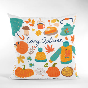 Cozy Autumn Kids Room Pillow Case
